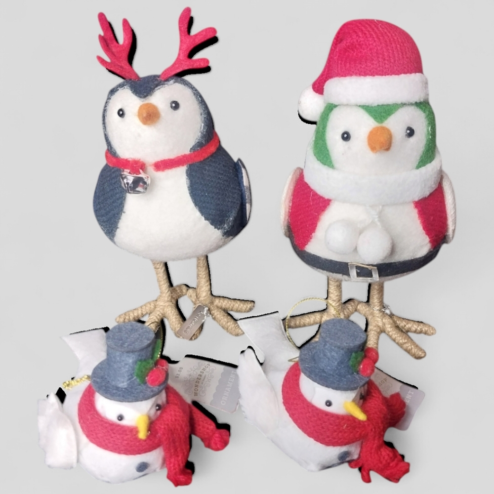 2019 Wondershop Birds 2021 Snowbird Ornaments